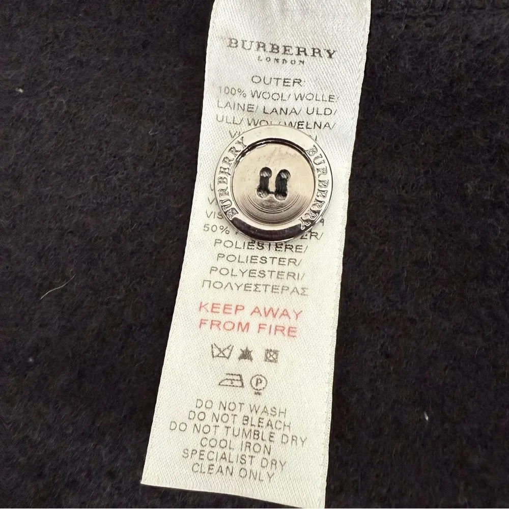 Burberry wool coat